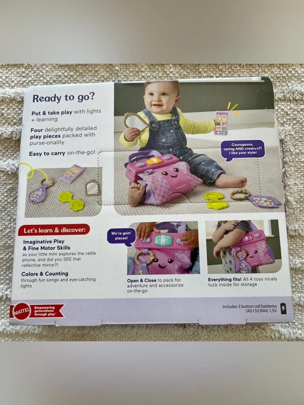 FISHER-PRICE Laugh & Learn Going Places Learning Purse
